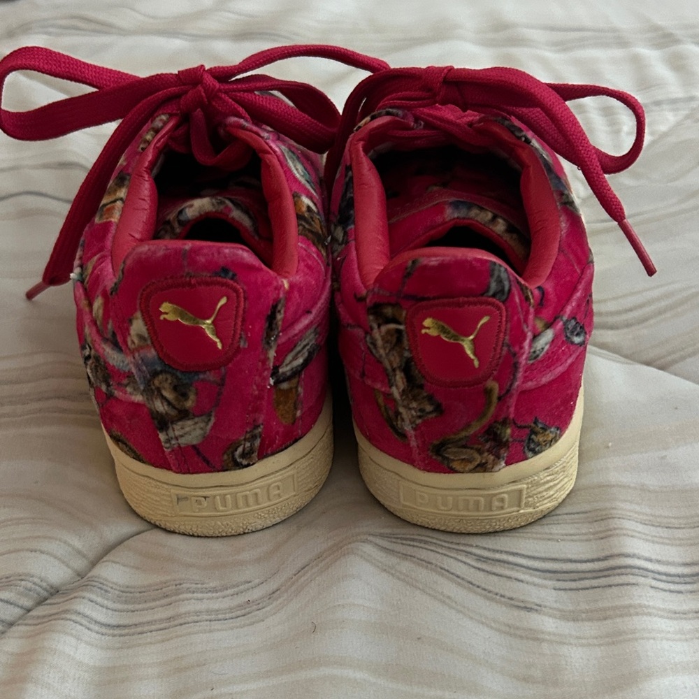 Puma Red Patterned Sneakers - Picture 6 of 6